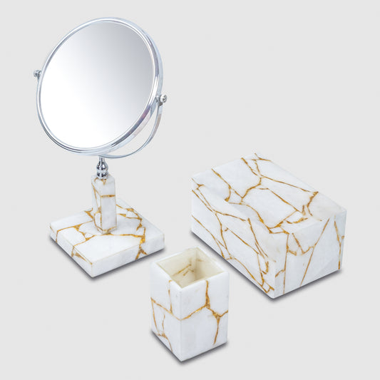 Quartz Gold Vanity Boutique Set