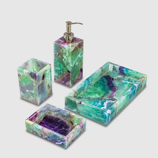 Fluorite Essential Bath Set