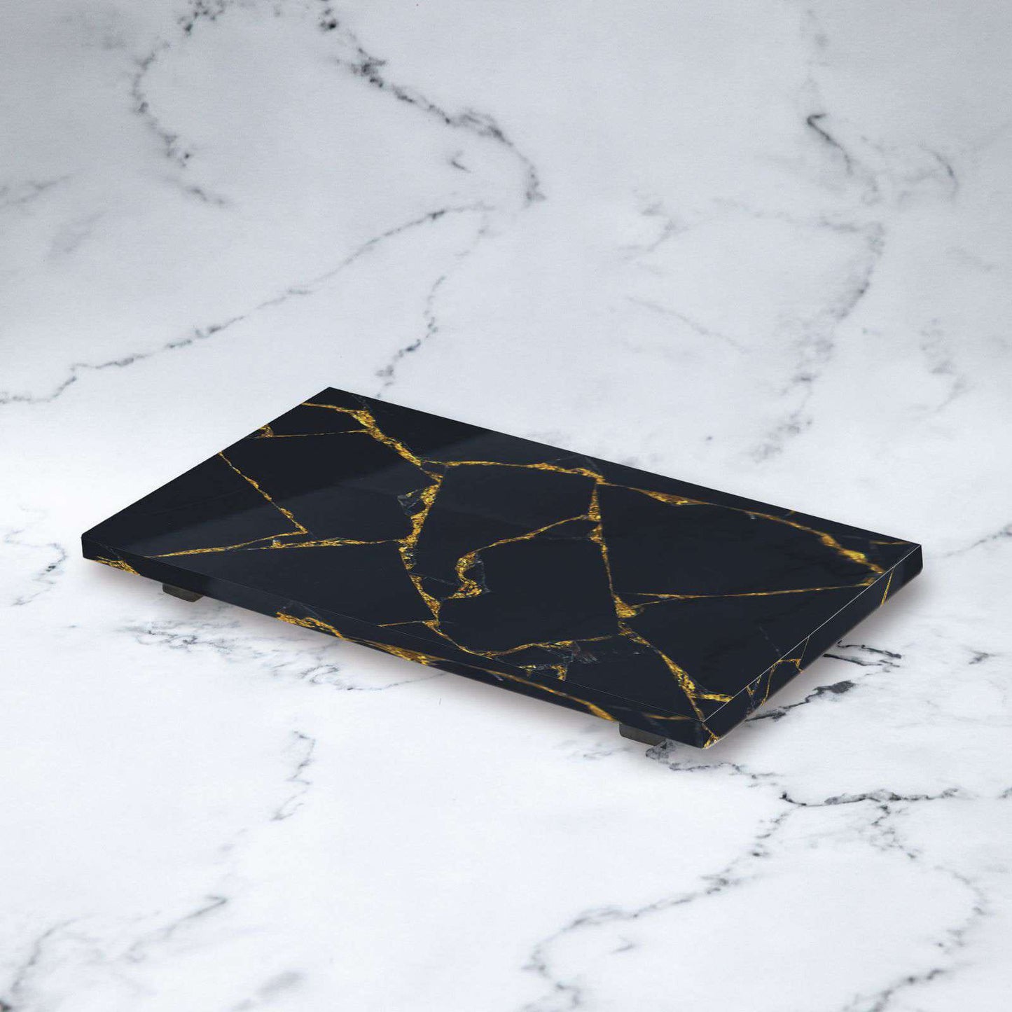 Obsidian Gold Bath Set