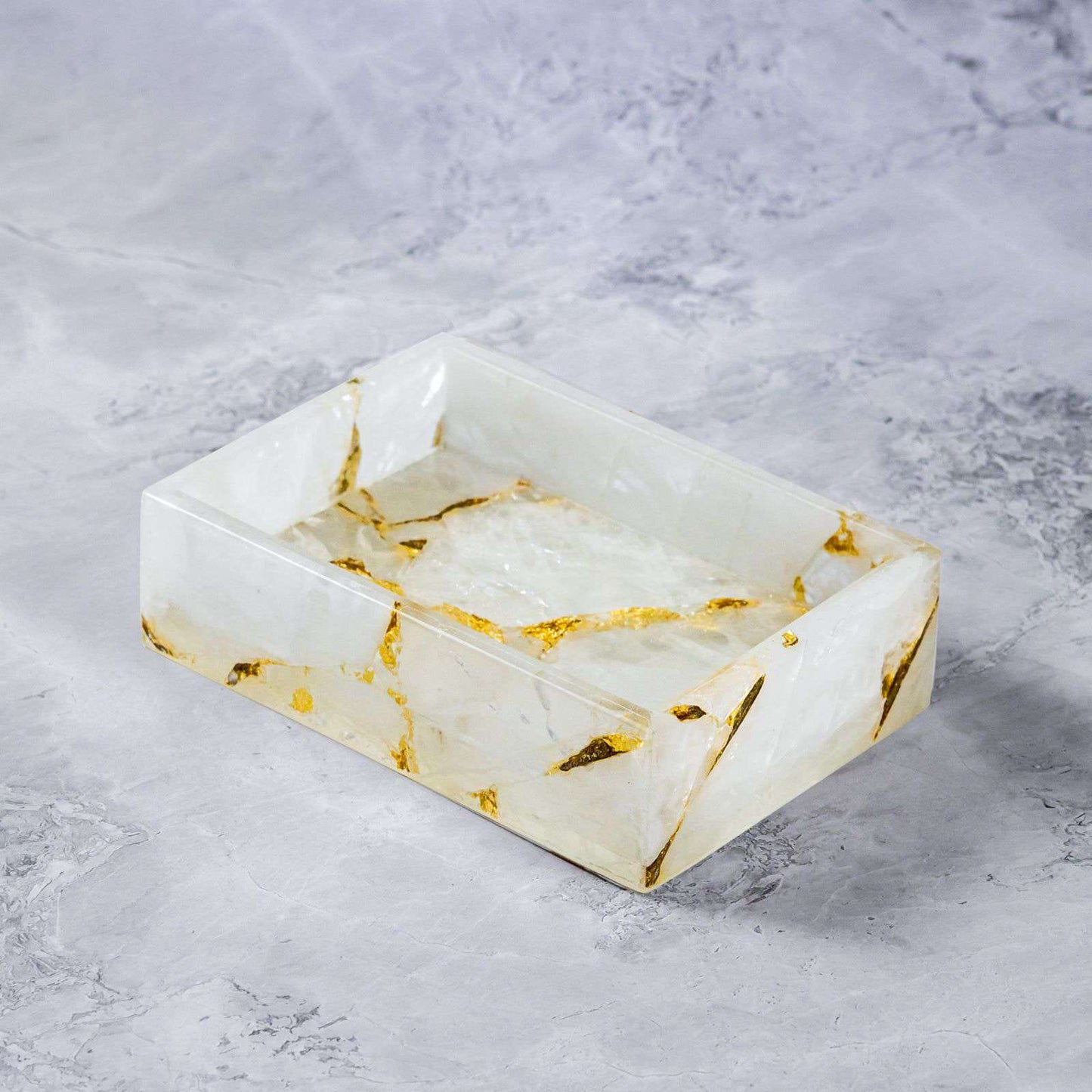 Crystal Gold Bath Set