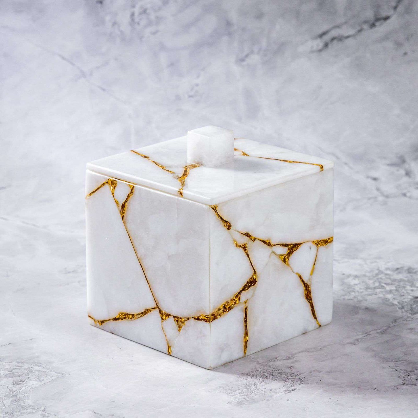 Quartz Gold Vanity Set