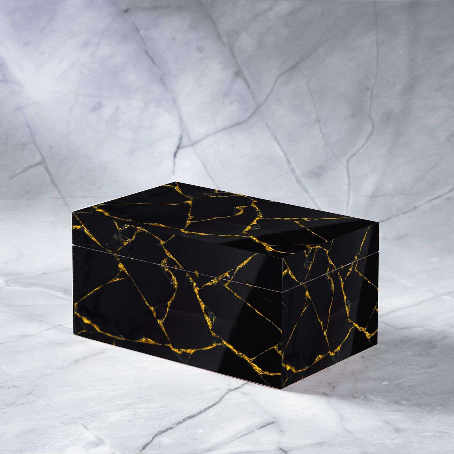 Obsidian Gold Vanity Set