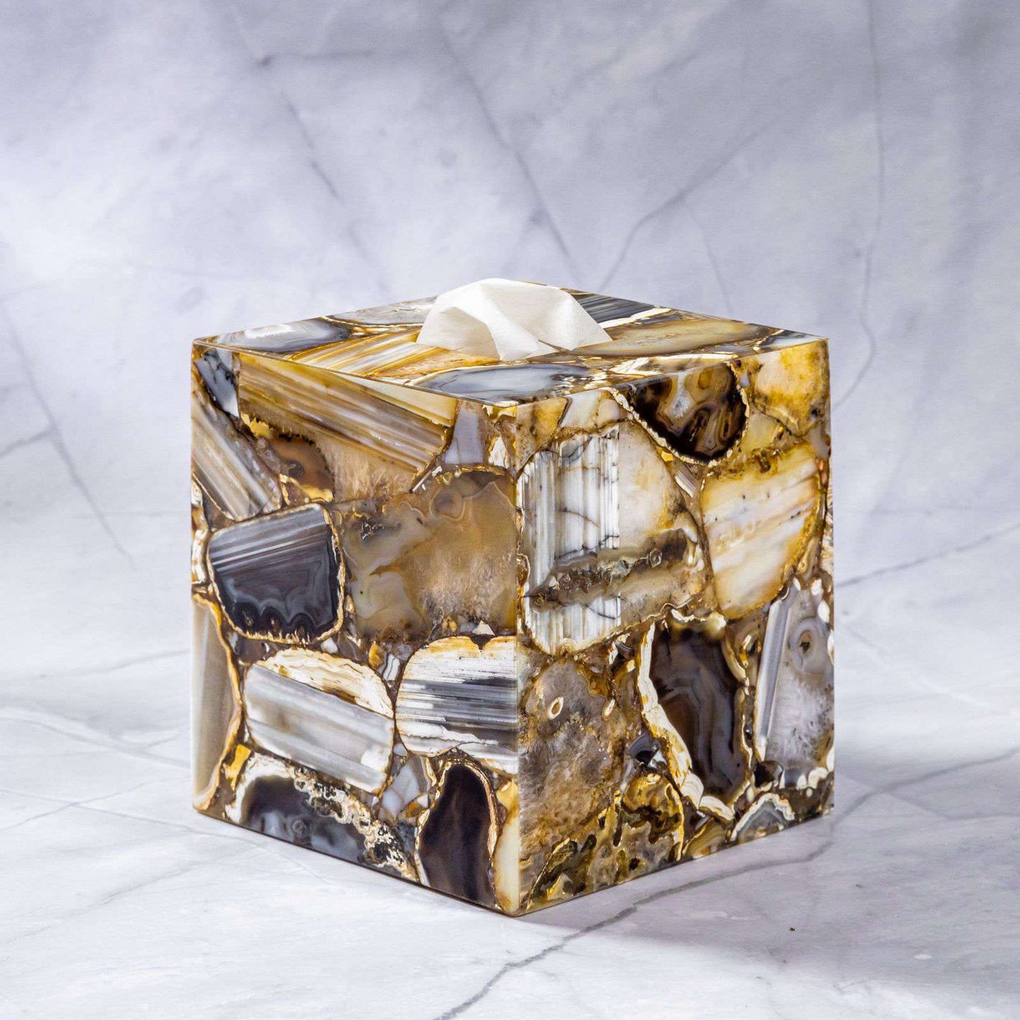 Brown Agate Vanity Set