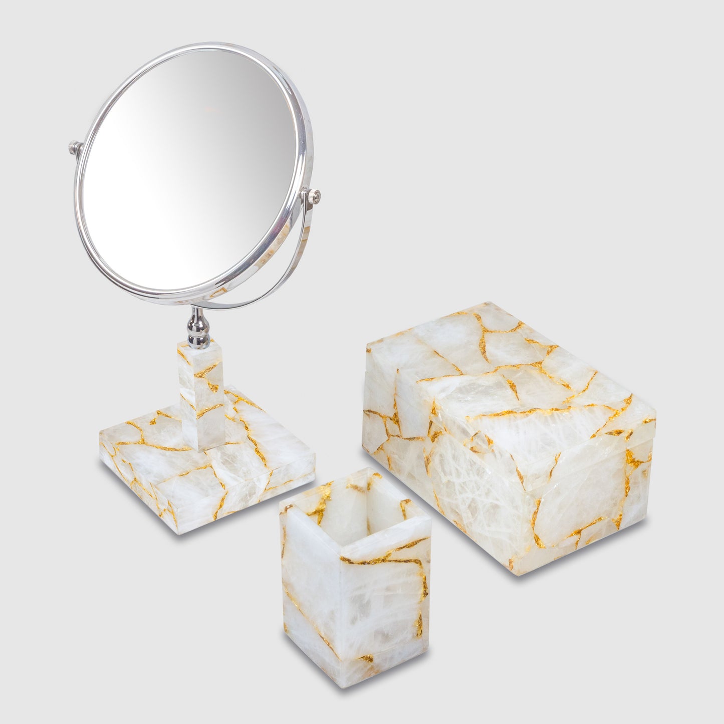 Crystal Gold Vanity Boutique Set