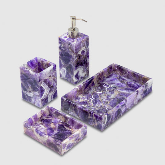 Amethyst Essential Bath Set